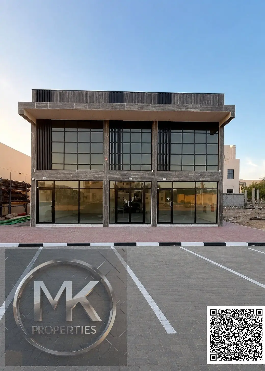 Modern commercial 2 shops and 1 showroom available in Al Zahya, Ajman a rapidly Developing area.