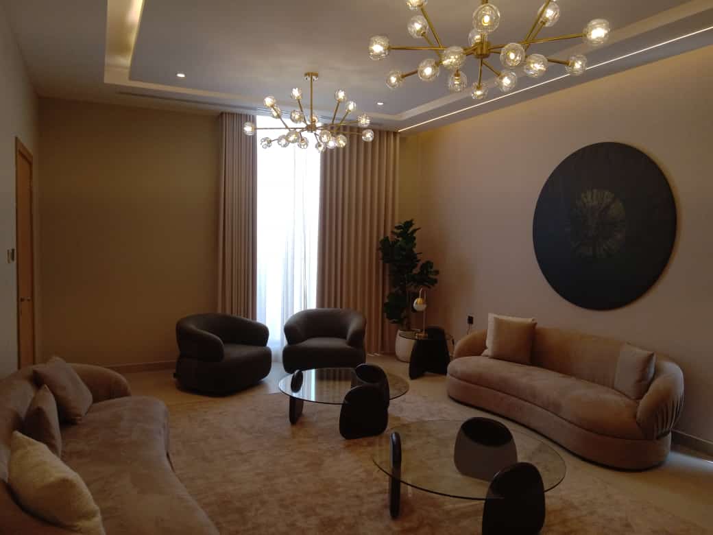 The Ready Luxurious Design fully furnished villa for sale in Al Helio 2 near main dividing road Al Zahyaa & Al Helio 2