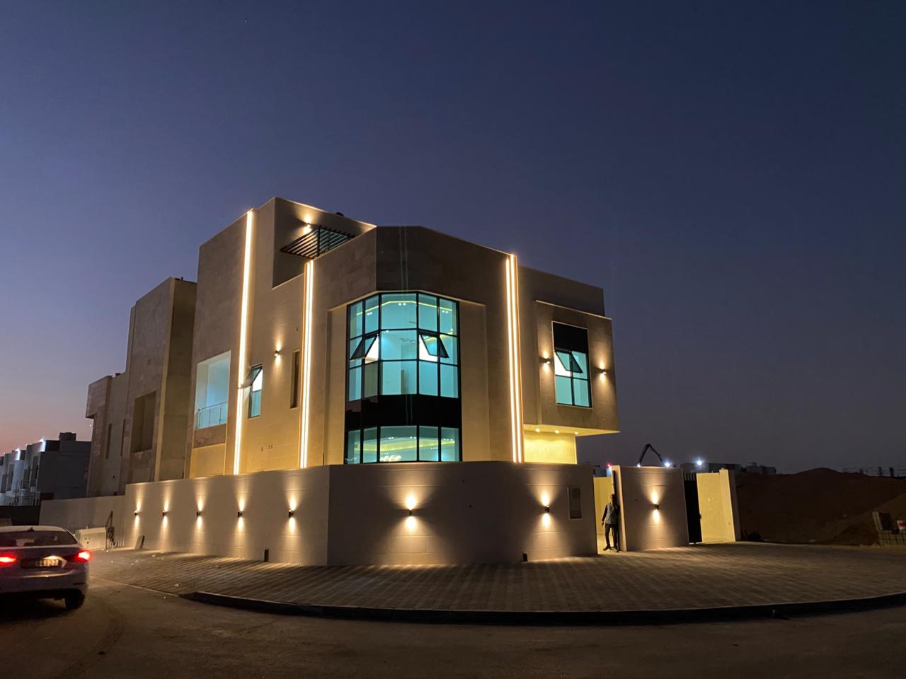 The Brand New Ready Luxurious Design Corner Villa for sale in Al Zahya.