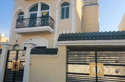 The Brand New Ready Luxurious Villa on Main Road facing view in Al yasmen Ajman.