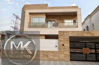 The Brand New Ready Luxurious Design corner villa for sale in Al Yasmeen best location near by Masjid park Garden.
