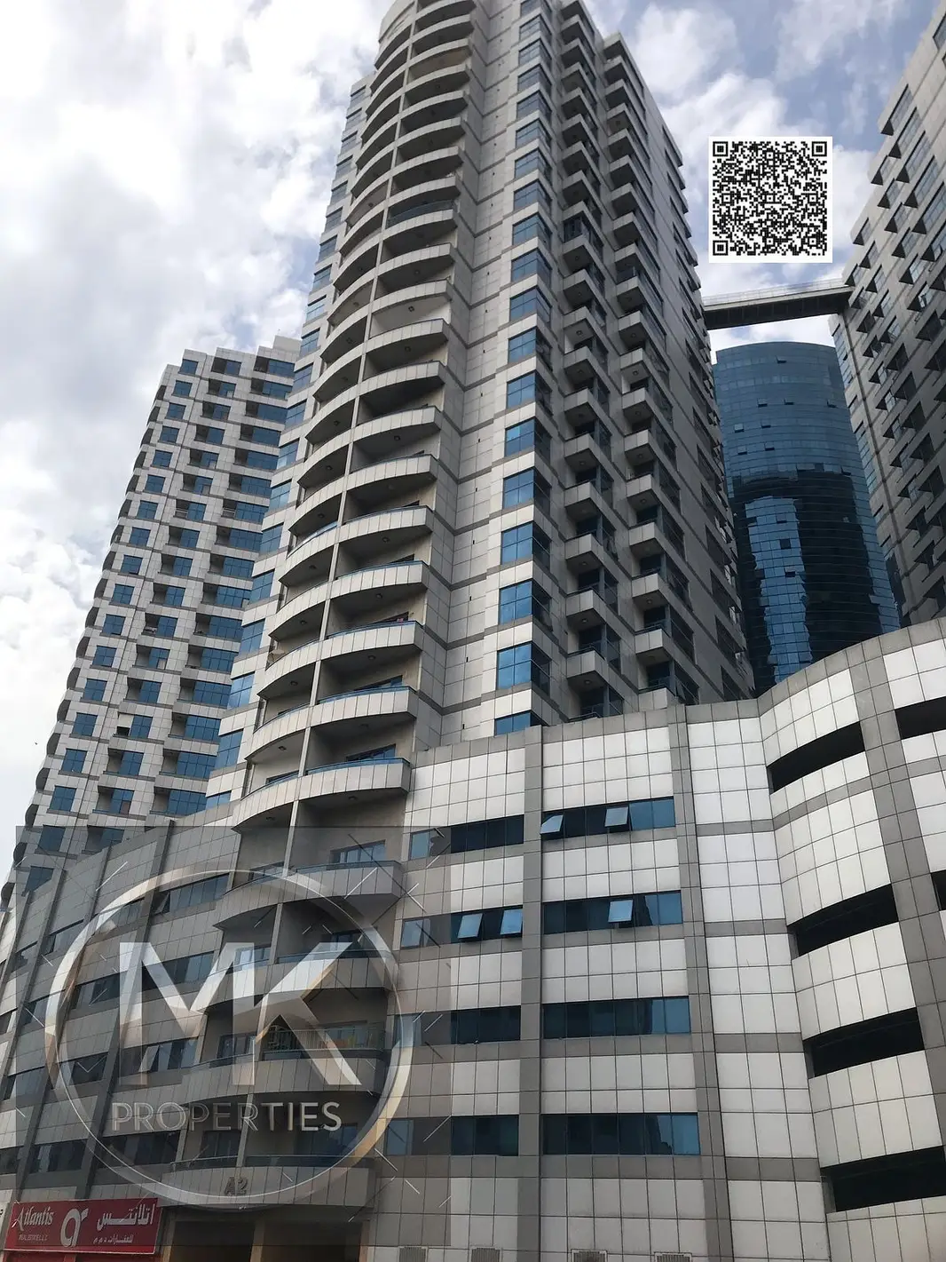 Spacious Studio With Parking Available for Sale in Falcon Towers Ajman.