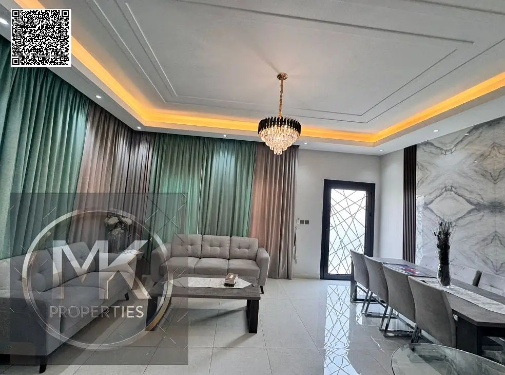 Luxury Classic Corner Villa for Sale – Al Helio 2, Ajman. Location: Al Helio 2 – near Sheikh Mohammed Bin Zayed Road.