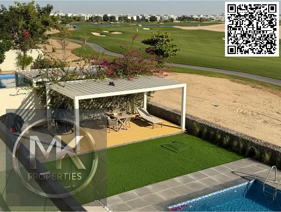 Luxury & Elegant Villa for Sale IN (Al Zorah, Ajman ) Golf-View With Swimming pool.