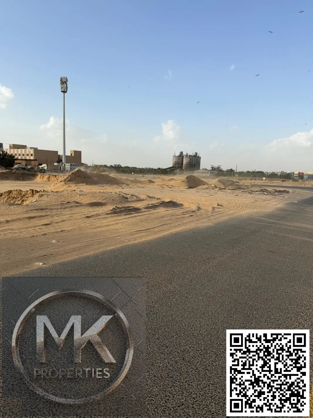 Industrial Plot For Sale 43500 SQFT Prime location IN Al jurf 260 AED Per SQFT