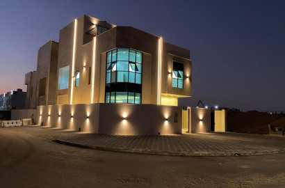 The Brand New Ready Luxurious Design Corner Villa for sale in Al Zahya.