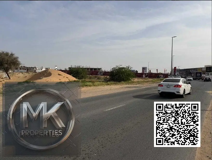 Commercial Plot for Sale – Prime Location Location IN Al HELIO 2 ON Main Road, directly in front of Azha Community.