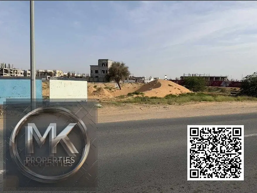 Commercial Plot for Sale – Prime Location Location IN Al HELIO 2 ON Main Road, directly in front of Azha Community.
