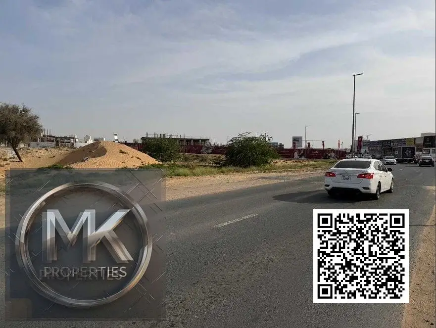 Commercial Plot for Sale – Prime Location Location IN Al HELIO 2 ON Main Road, directly in front of Azha Community.