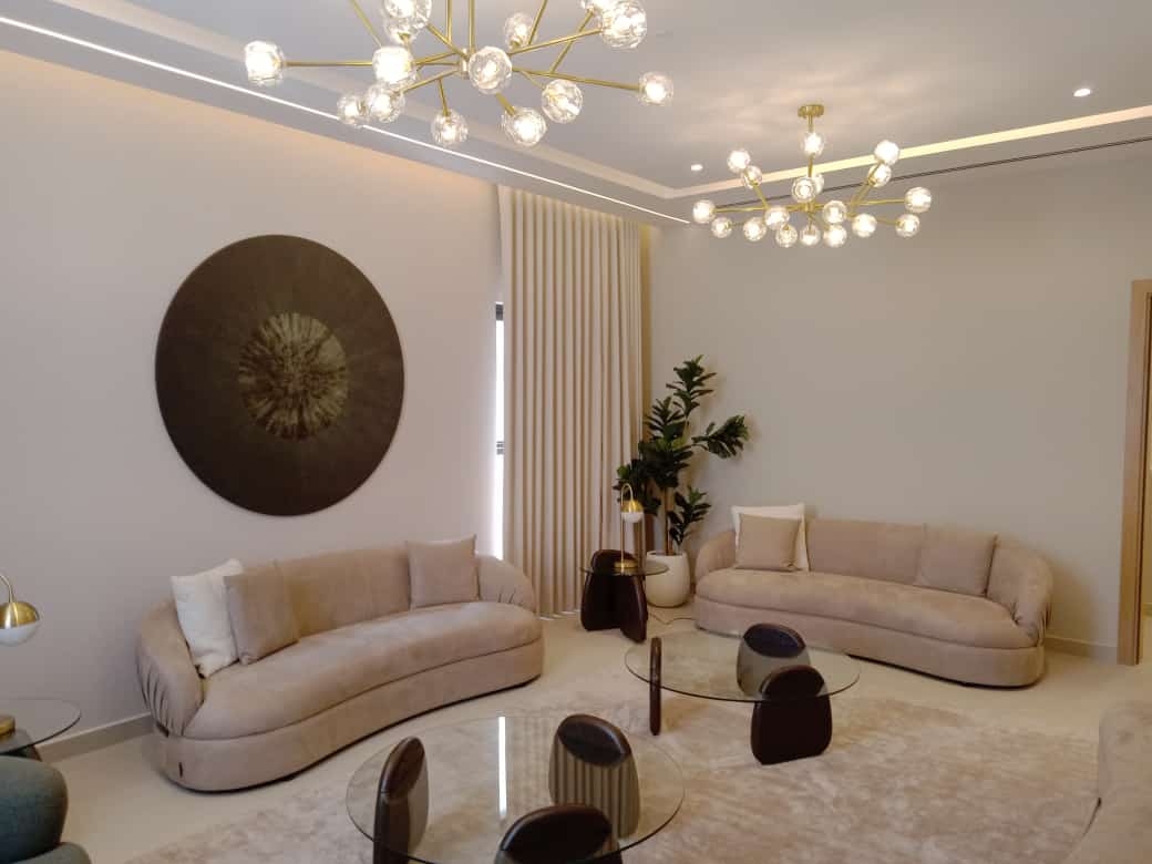 The Ready Luxurious Design fully furnished villa for sale in Al Helio 2 near main dividing road Al Zahyaa & Al Helio 2