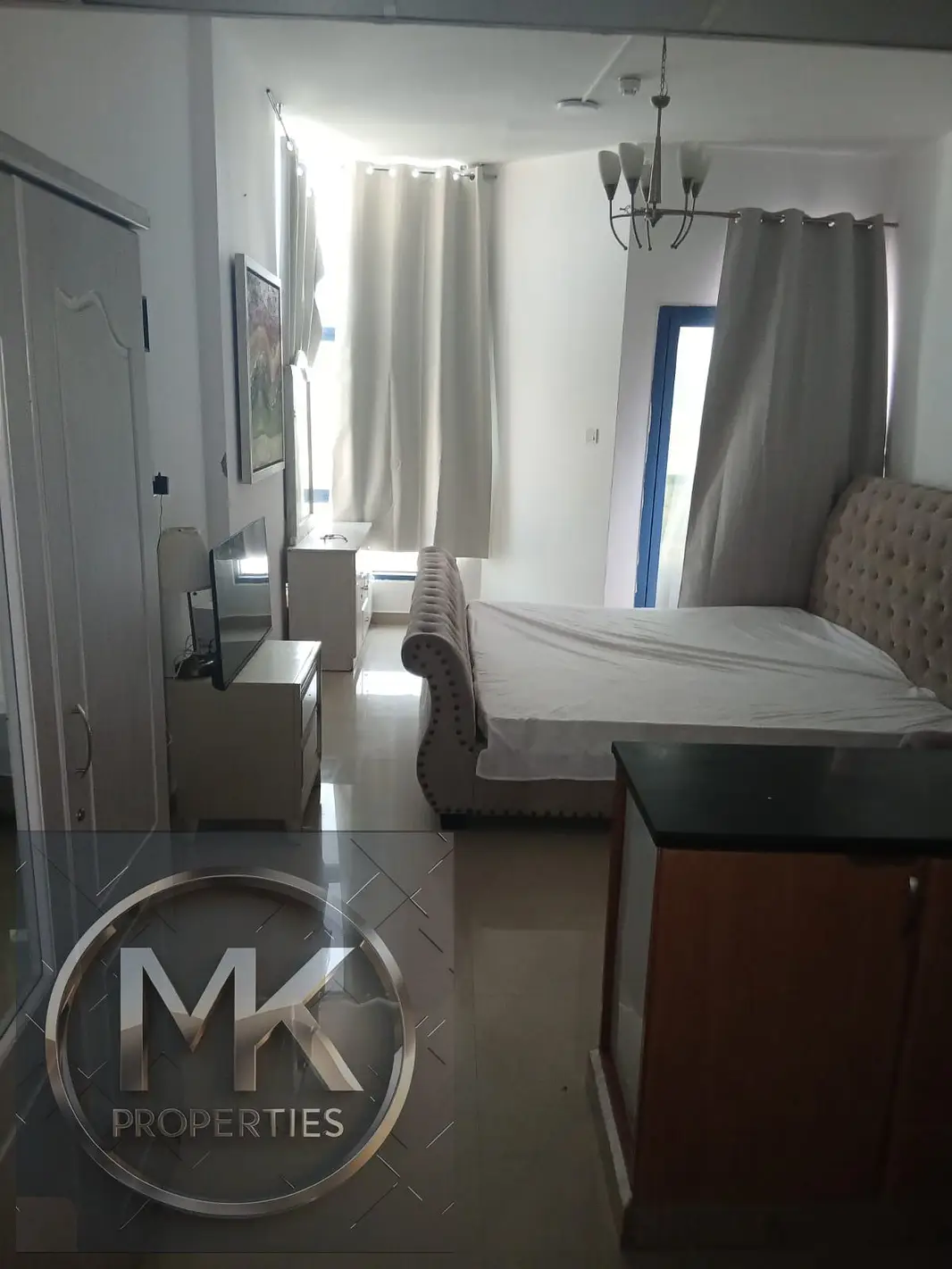Furnished Studio Apartment for Rent in Al Nuaimiya Tower C, Ajman | Monthly AED 2,800 | Yearly AED 24,000 | 594 Sq. Ft.