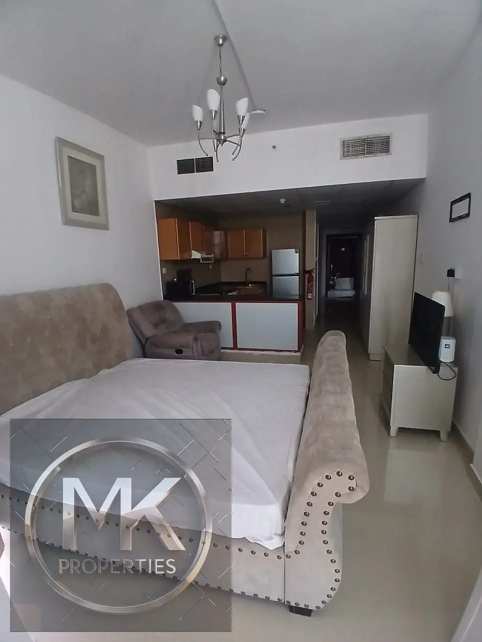 Furnished Studio Apartment for Rent in Al Nuaimiya Tower C, Ajman | Monthly AED 2,800 | Yearly AED 24,000 | 594 Sq. Ft.