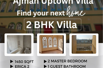 READY 2BHK UPTOWN VILLA FOR SALE IN AL ZAHYA AJMAN.