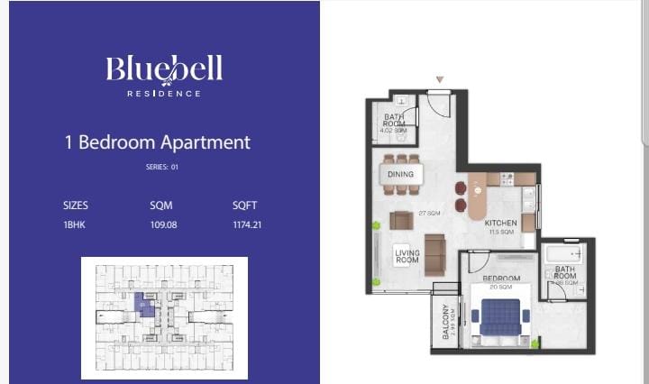 Own luxury Apartment | in BlueBell Residence, Al Amerah, Ajman | Installment for 7 years