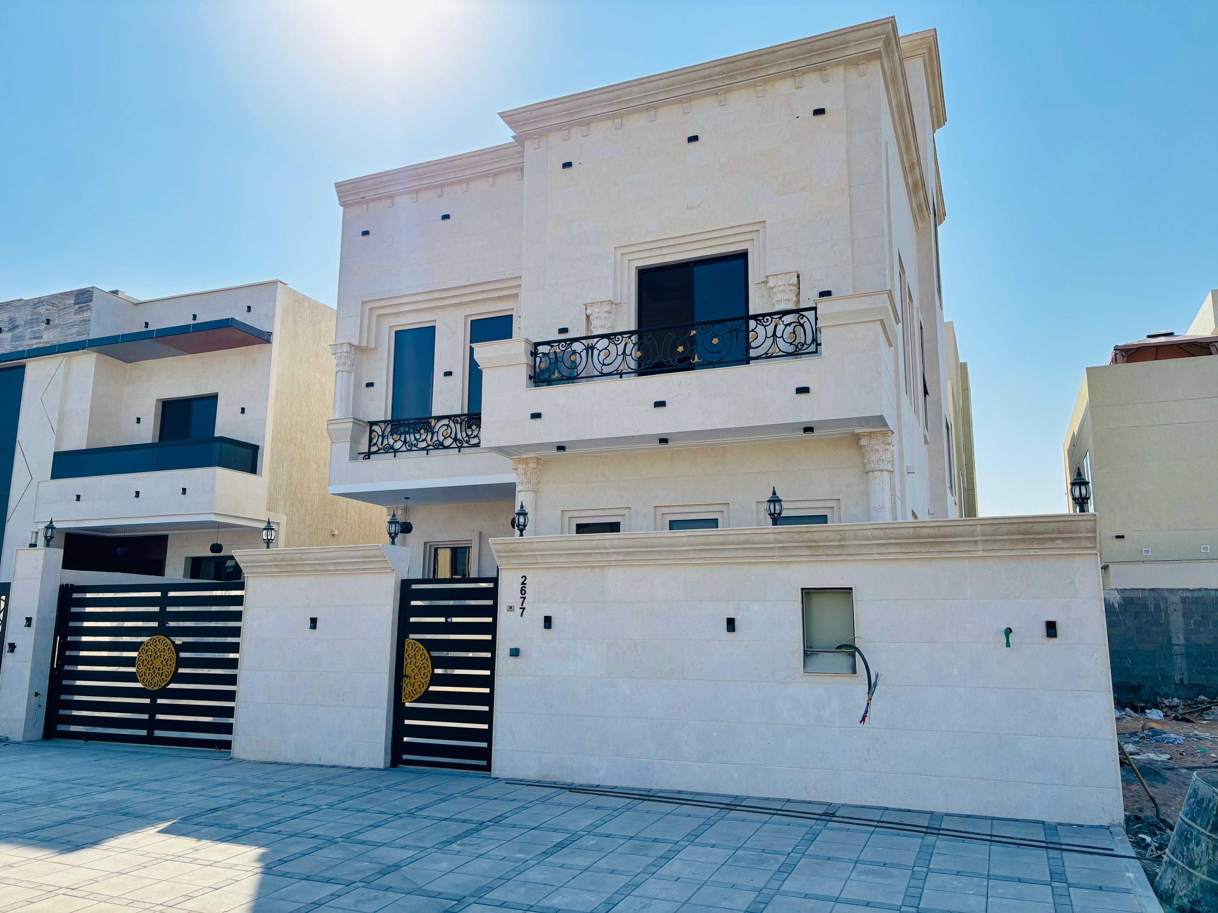 Villa for sale🏡 📍*Ajman Helio2 🏗 *Land area 3014 *👣The registration fee is included