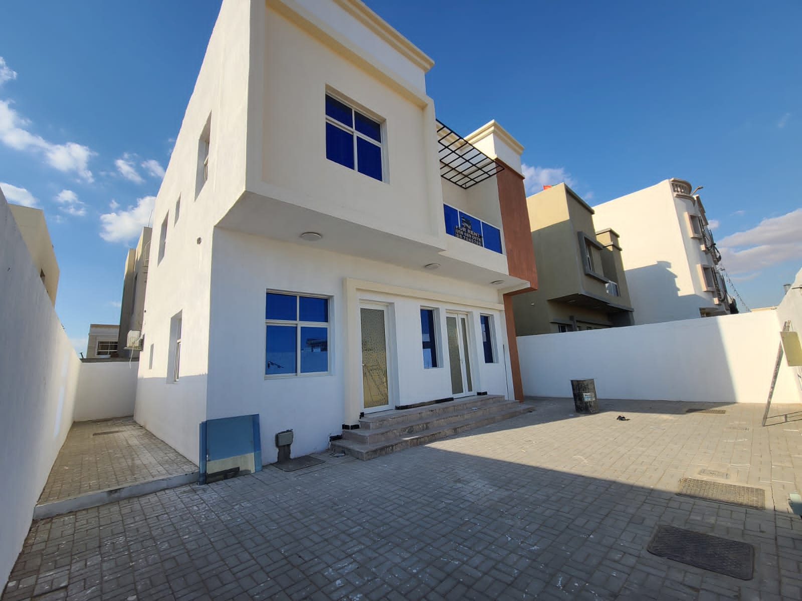 The luxury Executive Villa Ready for rent yearly in al Zahyaa Ajman .