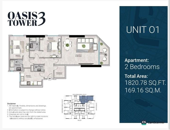 Oasis Towers is residential complex in Al Rashidiya, Ajman. Located on Sheikh Rashid Bin Saeed Al Maktoum .