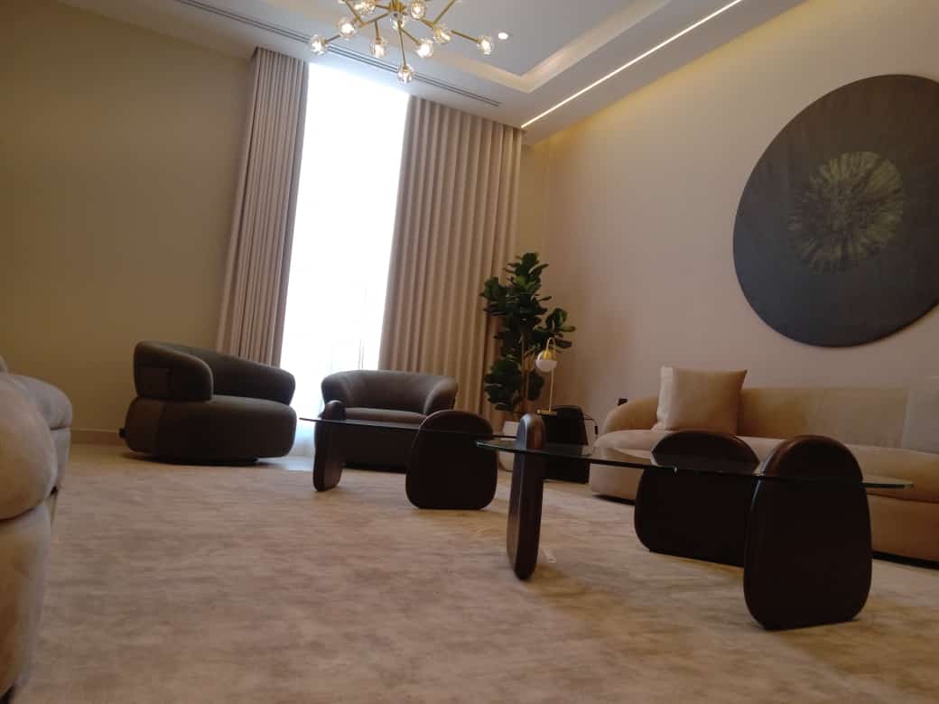 The Ready Luxurious Design fully furnished villa for sale in Al Helio 2 near main dividing road Al Zahyaa & Al Helio 2