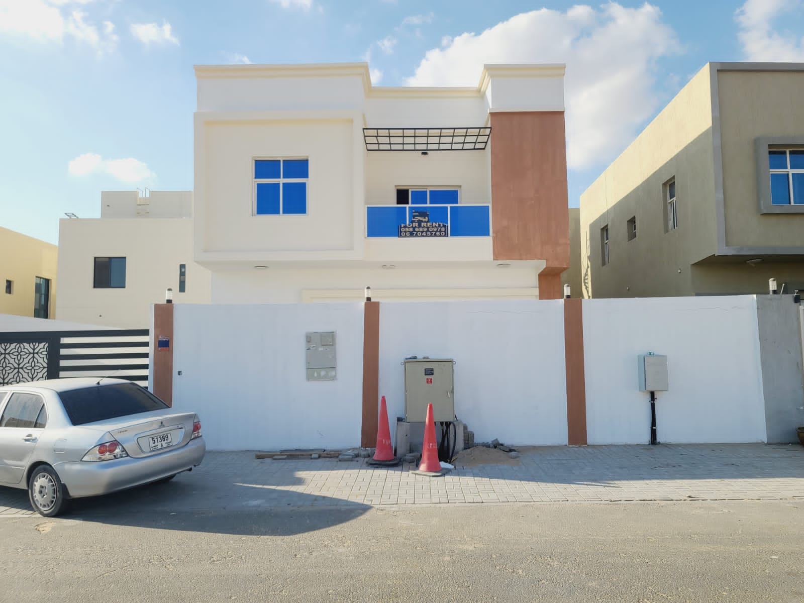 The luxury Executive Villa Ready for rent yearly in al Zahyaa Ajman .